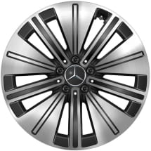 19 inch summer wheels EQS sedan V297 black genuine Mercedes-Benz | Q440641110280-Set