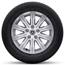 16 inch summer wheels Citan T-Class EQT silver genuine Mercedes-Benz | Q440291110390-Set