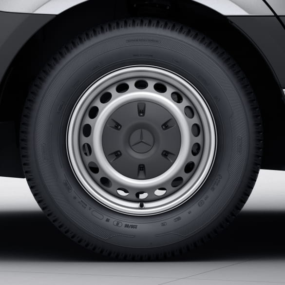 16 inch summer wheels Sprinter W907 steel wheel silver genuine Mercedes-Benz Continental