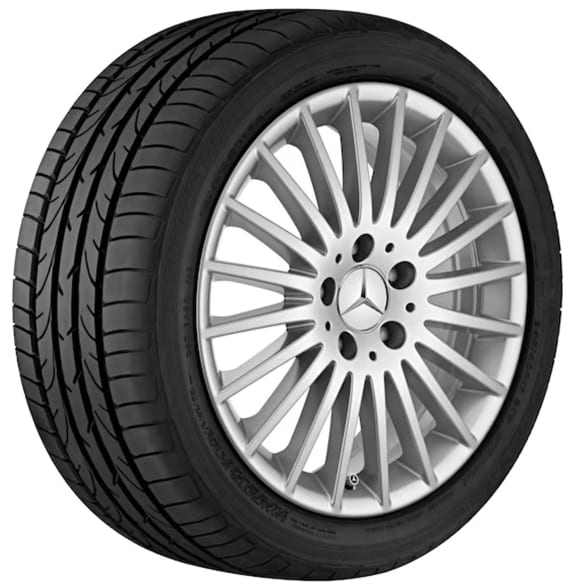 Summer wheels 17-inch V-Class 447 vanadium silver complete wheels Genuine Mercedes-Benz 