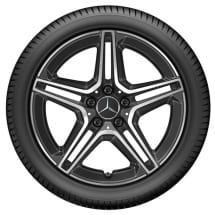 A 35 AMG snow wheels 18 inch black A-Class W177 genuine Mercedes-Benz | Q440141512260/70