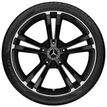 snow wheels 18 inch CLA C118/X118 black sheen genuine Mercedes-Benz | Q440141910900-10/CLA