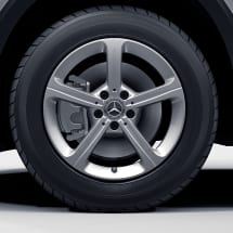GLB winter wheels 17 inch X247 silver genuine Mercedes-Benz | Q44030151072A/73A-GLB