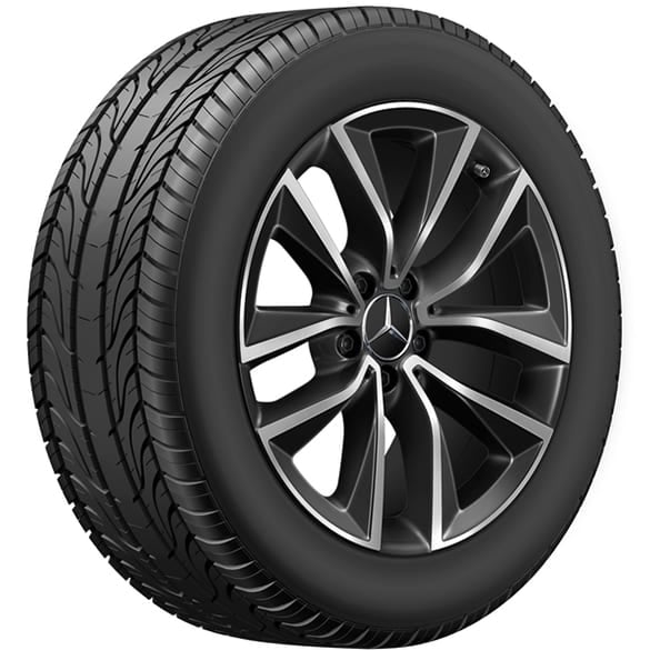S-Class W223 winter wheels 18 inch black genuine Mercedes-Benz | Q44014191124A/25A