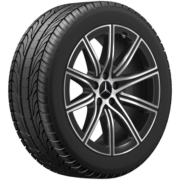 S-Class W223 winter wheels 19 inch black genuine Mercedes-Benz | Q44014171559A/-1560A