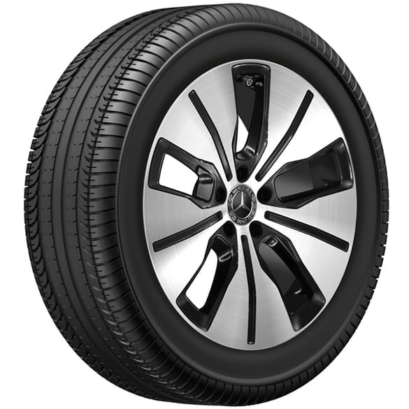 winter wheels 19 inch EQC N293 black high-sheen genuine Mercedes-Benz
