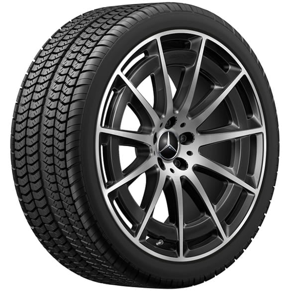 AMG winter wheels 21 inch EQS V297 black high sheen Mercedes-AMG