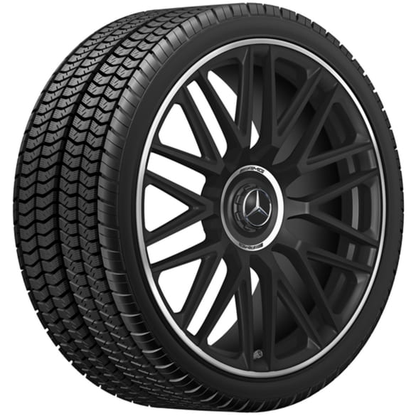 21 inch AMG winter wheels SL R232 black mat 10-spokes genuine Mercedes-AMG