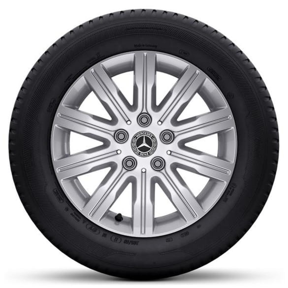 winter wheels 16 inch Citan W420 vanadiumsilver complete wheels set Genuine Mercedes-Benz