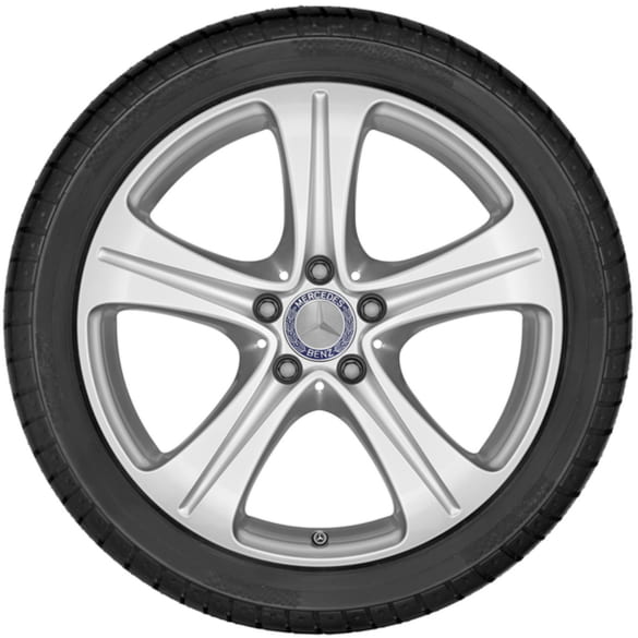 winter wheels 18 inch E-Class coupe C238 silver complete wheels set Genuine Mercedes-Benz