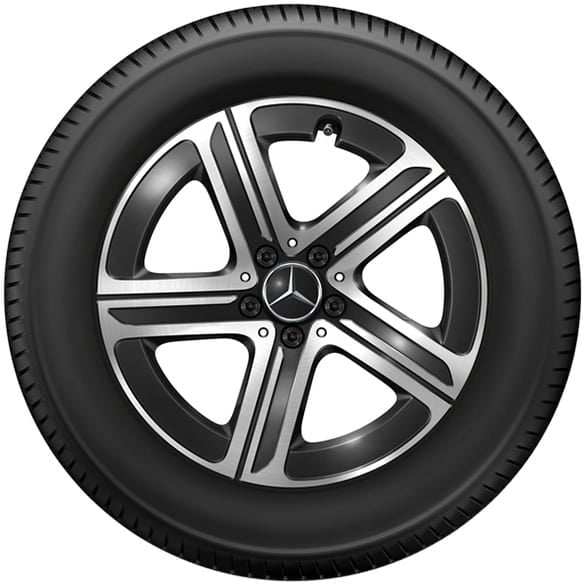 18 inch winter complete wheelsGLC C254 black high sheen Mercedes-Benz
