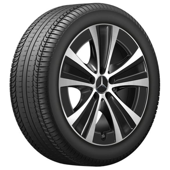winter wheels 18 inch E-Class sedan W213 black complete wheels set Genuine Mercedes-Benz