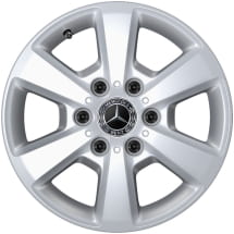 winter wheels 16 inch silver Sprinter 907 rear-wheel drive complete wheel set | Q440191110370/80