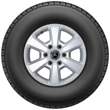 winter wheels 16 inch silver Sprinter 907 rear-wheel drive complete wheel set | Q440191110370/80