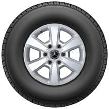 winter wheels 16 inch silver Sprinter 907 rear-wheel drive complete wheel set | Q440191110370/80