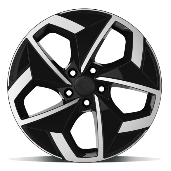 Winter wheels 19 inch black silver Smart ONE #1 HX11 complete wheel set Bridgestone | Fondmetal-19-Zoll-bicolor-B