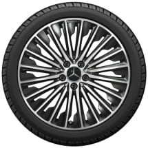 AMG 19 inch winter wheels CLE C236 Coupe black 5-spokes genuine Mercedes-Benz Pirelli | Q440141410950/60/70/80-C236