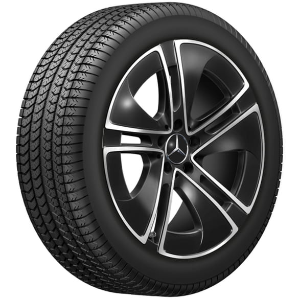 19 inch winter wheels CLE C236 A236 black 5-spokes genuine Mercedes-Benz