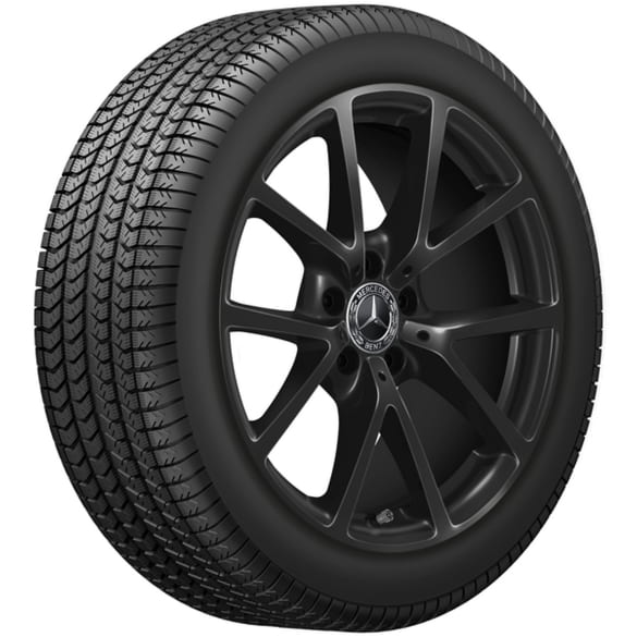 18 inch winter wheels CLE C236 A236 black 10-spokes genuine Mercedes-Benz Pirelli | Q440141716010/20-236