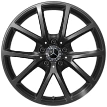 18 inch winter wheels CLE C236 A236 black 10-spokes genuine Mercedes-Benz Michelin | Q440141512360-236