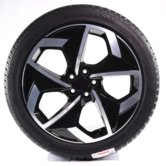 Winter wheels 19 inch black silber smart ONE #1 HX11 complete wheel set Bridgestone LM005