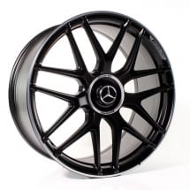 AMG edition hub caps cover forged wheel black Mercedes-Benz | A00040050009283-B