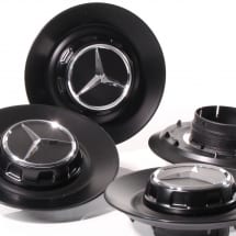 AMG hub caps cover forged wheel black matt GLE original Mercedes-Benz | A00040042009283-GLE167