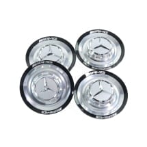 AMG Wheel hub cover forged rims hub cap chrome Genuine Mercedes-Benz | A0004006400 7756