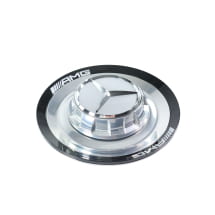 AMG Wheel hub cover forged rims hub cap chrome Genuine Mercedes-Benz | A0004006400 7756
