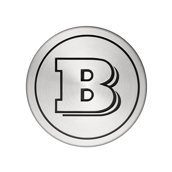Brabus hub wheel caps genuine smart 453 silver