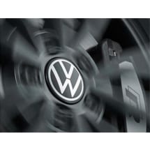 dynamic hub caps with VW logo original Volkswagen | 000071213D