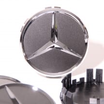 Mercedes-Benz center wheel hub caps tremolit grey 9130 | A00040027009130-B