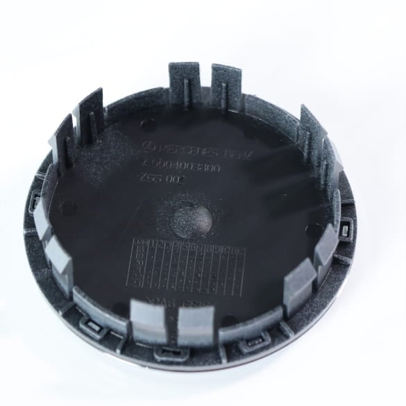 Hub cap set tremolit grey with chrome star 66.6 mm Genuine | A0004003800 9130 Hub cap set tremolit grey with chrome star 66.6 mm Genuine | A0004003800 9130