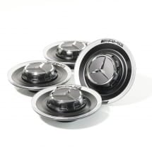 AMG wheel hub cover forged rims black matt | A0004005700 9283-B