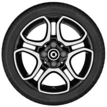 15-inch rim set genuine smart 453 10-spoke-design | A4534018600/8500