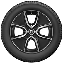 15 inch wheels smart 453 black | A4534016201/6301