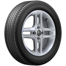 15 inch wheels smart 453 vanadium silver | A4534016001/6101
