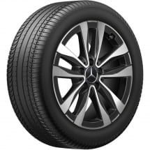 genuine Mercedes-Benz 17 inch rims C-Class 206 black | A2064016000-7X23