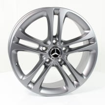 17 inch CLA C118/X118 genuine Mercedes-Benz rim set himalaya grey matt | A17740104007X68-118