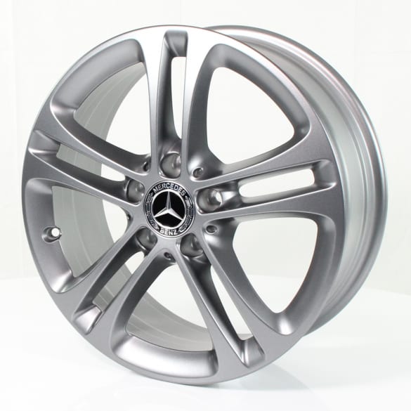 17 inch rim set GLA H247 5-double-spoke himalaya matt Mercedes-Benz