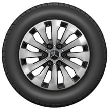 17 inch Sprinter BR907 rims black 12-spoke genuine | A90740159007X23-B