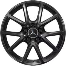 17-inch wheel set CLA C174 10-spoke black | A1744012800/4700 7X43