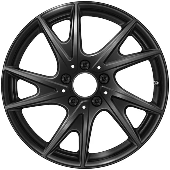17-inch wheel set CLA C174 5-twin-spoke black Genuine Mercedes-Benz