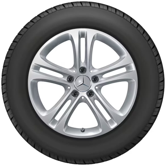 17 inch wheels A-Class V177 5-twin-spoke vanadium silver | A1774010400 7X45-V177 17 inch wheels A-Class V177 5-twin-spoke vanadium silver | A1774010400 7X45-V177