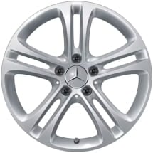 17 inch wheels B-Class W247 5-twin-spoke vanadium silver | A1774010400 7X45-W247