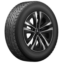 17 inch wheels CLA Coupe C118 5-spoke Aero black gloss turned | A1774012900 7X23-C118
