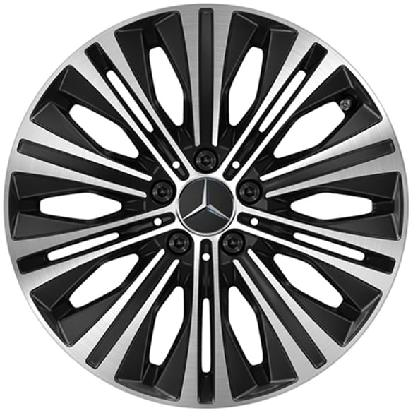 18 inch rim set A-Class 177 10-spoke wheel high-sheen genuine Mercedes-Benz