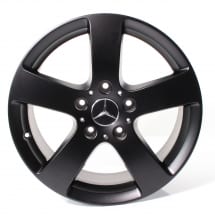 18 inch G-Class 463A rims black matt 5-spoke genuine Mercedes-Benz | A46340109007X35-B