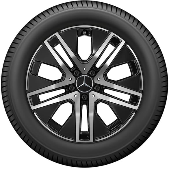 18 inch rim set GLA H247 5-double-spoke aero black high-sheen Mercedes-Benz