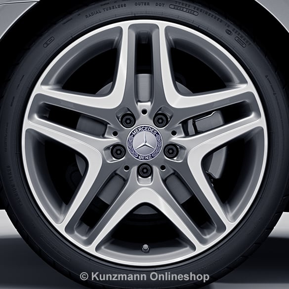 18 inch rim set SLC R172 5-doublespoke design palladium silver original Mercedes-Benz